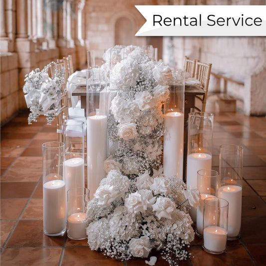 100 Luxury Candles Rental Service